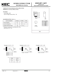 Datasheet KDZ5.6EV manufacturer KEC